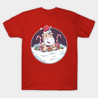 Santa Unicorn T-Shirt